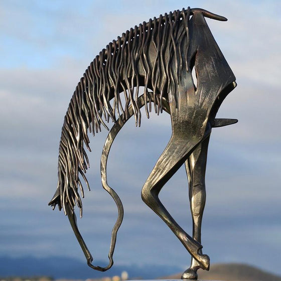 Hästskulptur dekoration