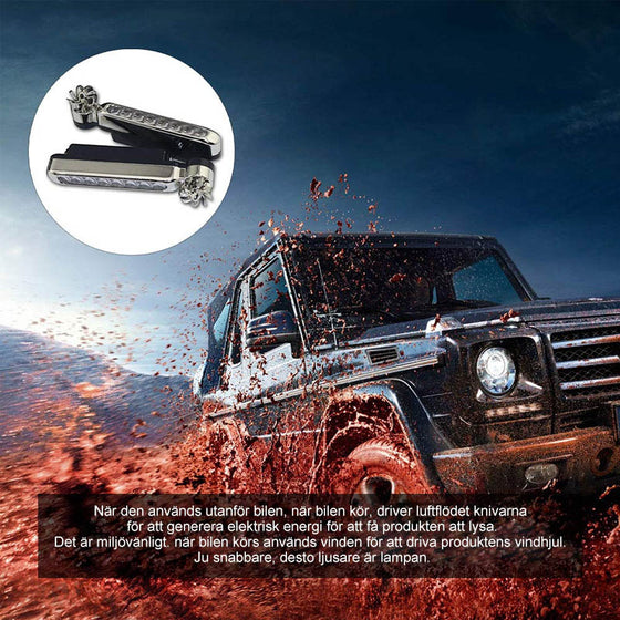 LED dekorativ bilbelysning, 2 st