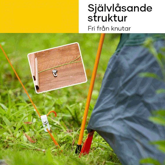 Automatisk Tältlåskroka (4st/Pak)
