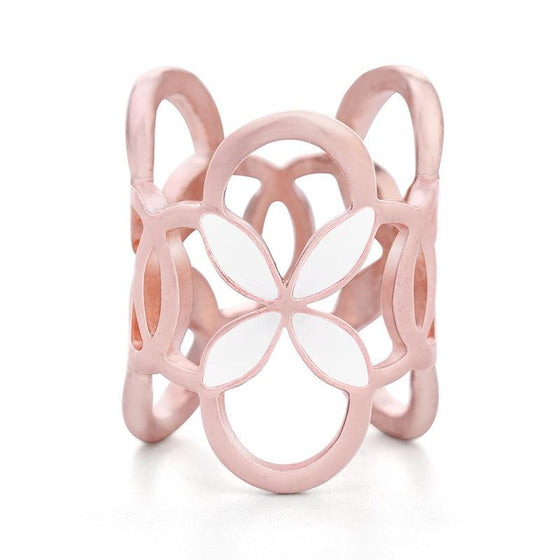 Strass Halsduk Ring Spännklämma