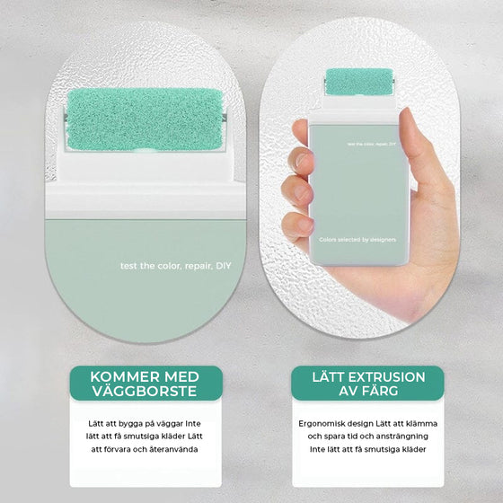 Väggreparation Rullande borste