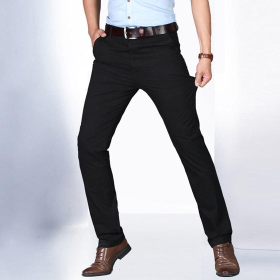 Raka byxor för män