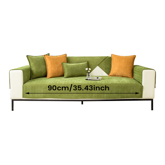 Herringbone Chenille Tyg Möbelsskyddsofföverdrag