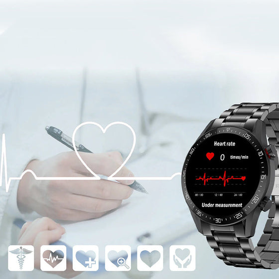 Multifunktionell Bluetooth avslappnad smartklocka