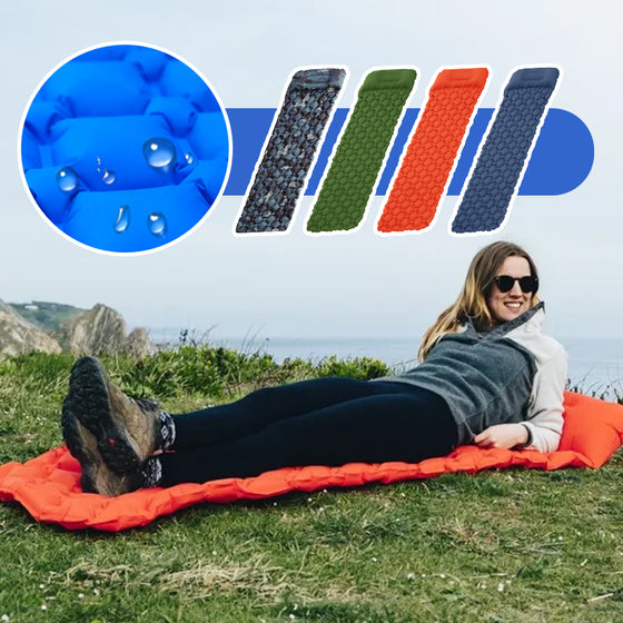 Fuktsäker uppblåsbar camping madrass