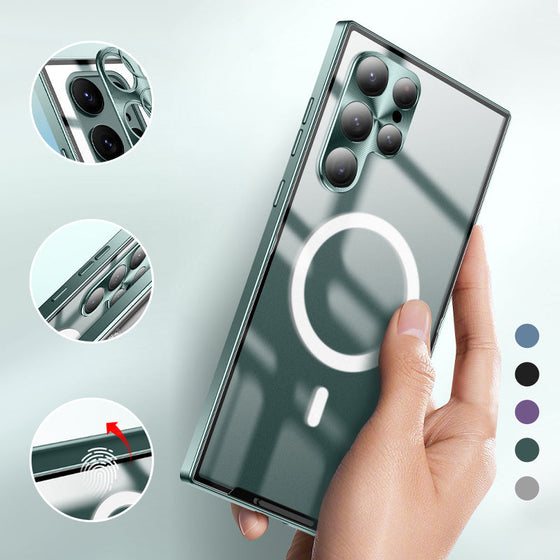 Magnetisk Magsafe metallfodral för Samsung