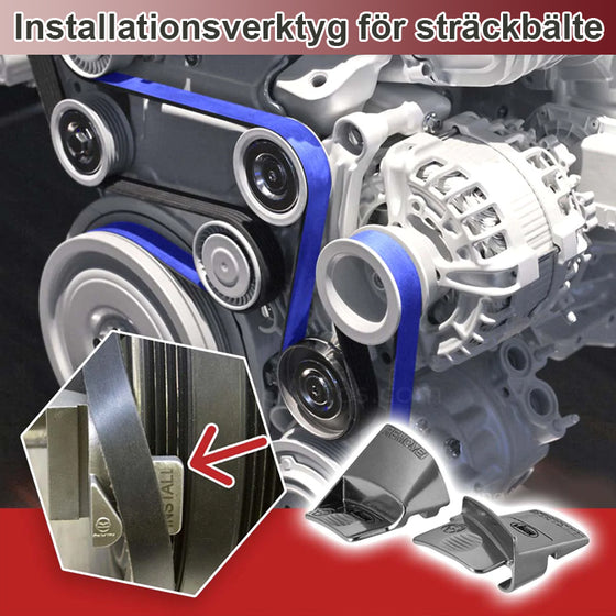 Monteringsverktyg för motorbälten