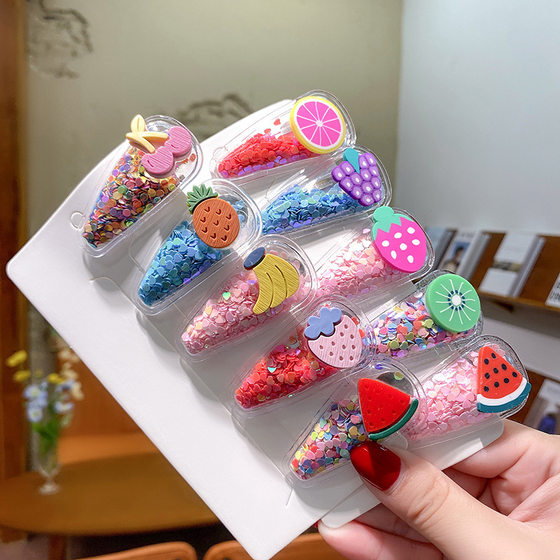 Konfetti hårklämmor set (10 st)