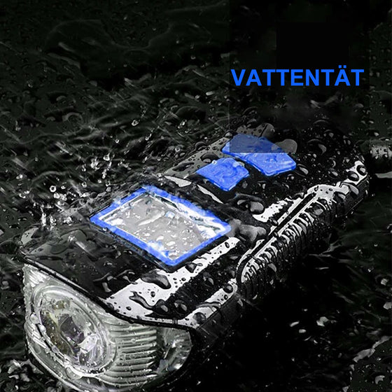 Cykelstrålkastare för att trampa på natten