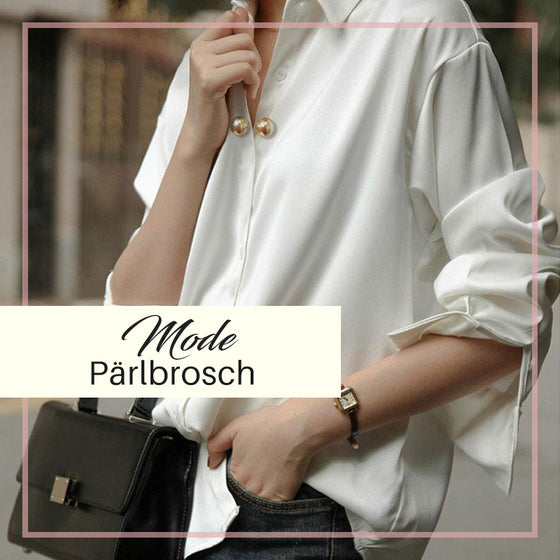 Mode pärla brosch