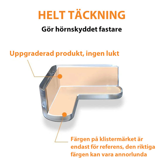 Genomskinliga hörnskydd