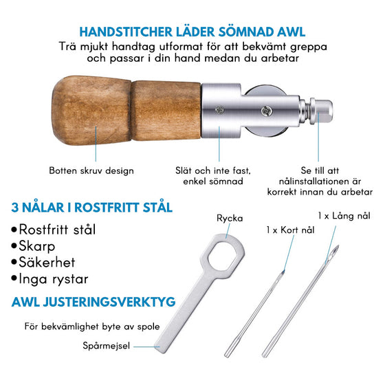 Handsymaskin för Läder