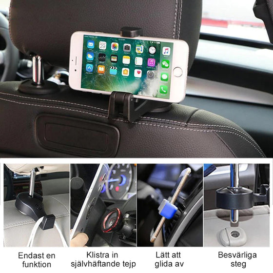 Nackstödskrok för bil