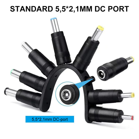 8-i-1 universell likströmsadapter