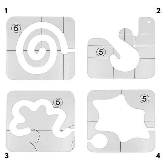 Akryl sömnadslinjal