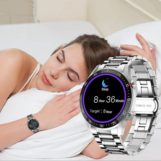 Multifunktionell Bluetooth avslappnad smartklocka