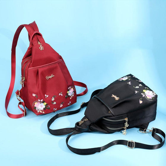 Blomma Dam Ryggsäck