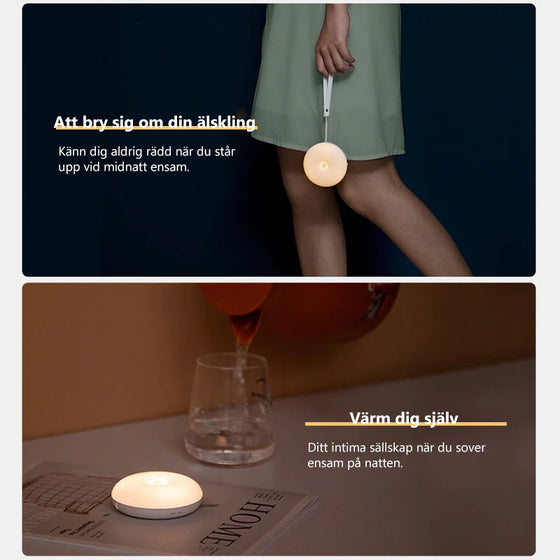 Intelligent mänsklig induktion LED nattlampa