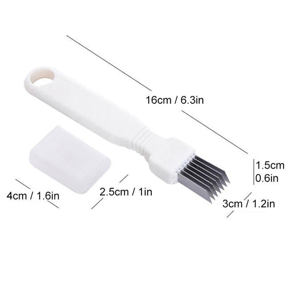 Grönsaksstrimla vitlöks skärare