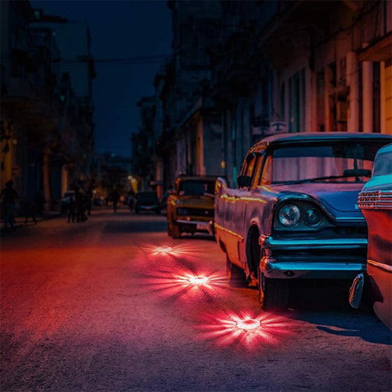 Magnetisk varningslampa för bilar