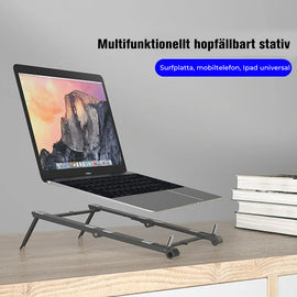 Bärbar hållare för surfplatta och telefon