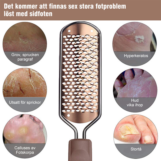 Fotfil | Rostfritt stål