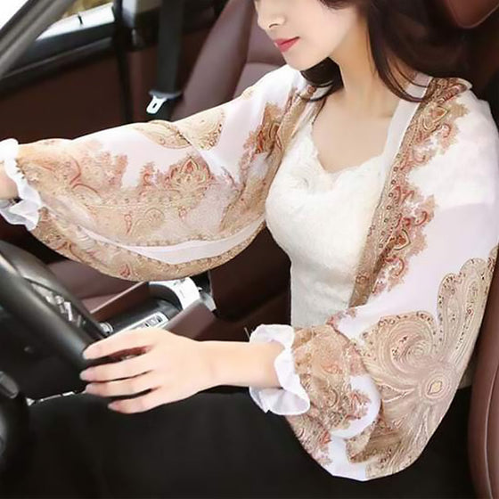 Lyckrea™ Ultralätt andningsbar solskyddad sjal