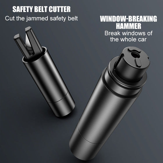 2-i-1 Bilfönster-kross-hammare Säkerhetsbältes-klippare