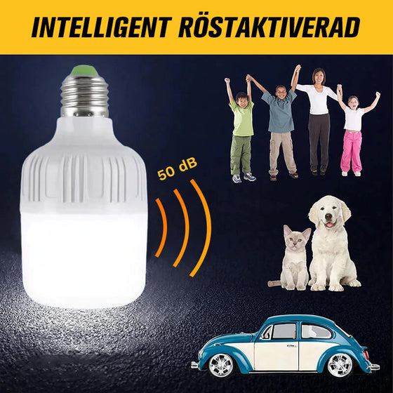 Automatisk rörelsesensor LED-lampa