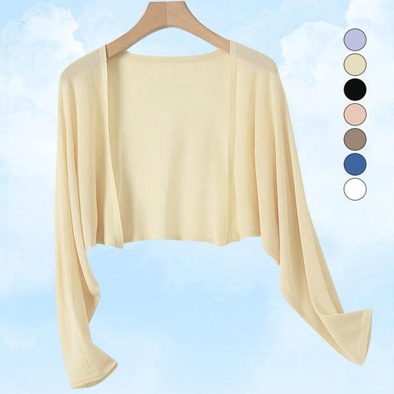 Håll dig sval och snygg solstickad kofta