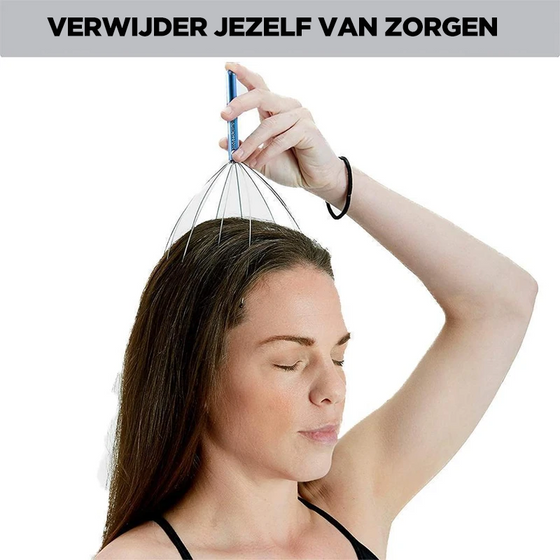 Hårstimulering och avslappning Handhållen huvudmassage