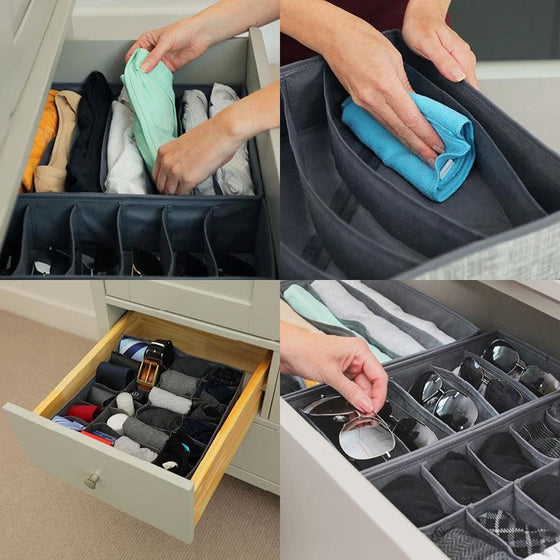 Underkläder förvaringslådor set