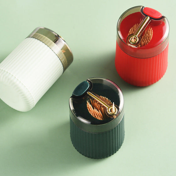 Pop-up automatisk tandpetare dispenser