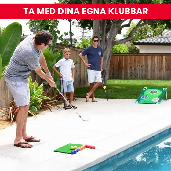 Bärbar utomhus golfspelset