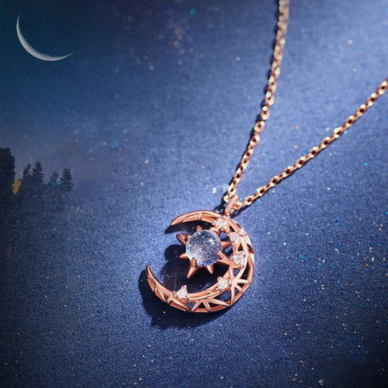 Astral Måne Halsband