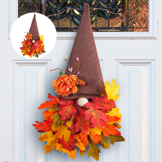 Lönnlövshatt - Dörrupphängning, hatt för fotoprops, vägghatt