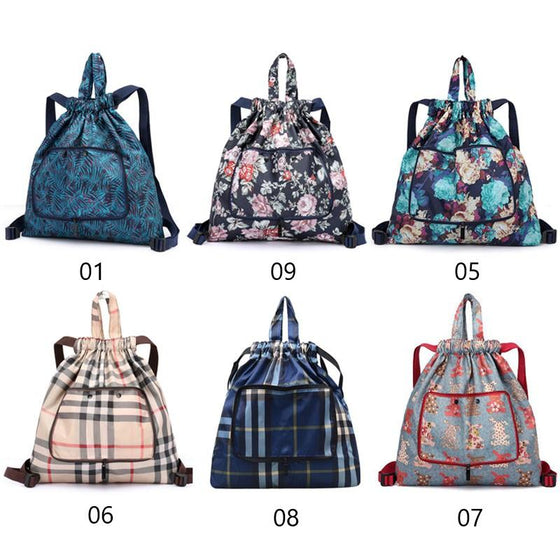 Hopvikbar Ryggsäck med Dragsko