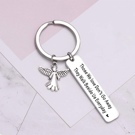 "Änglar flyger med dig" souvenir nyckelring