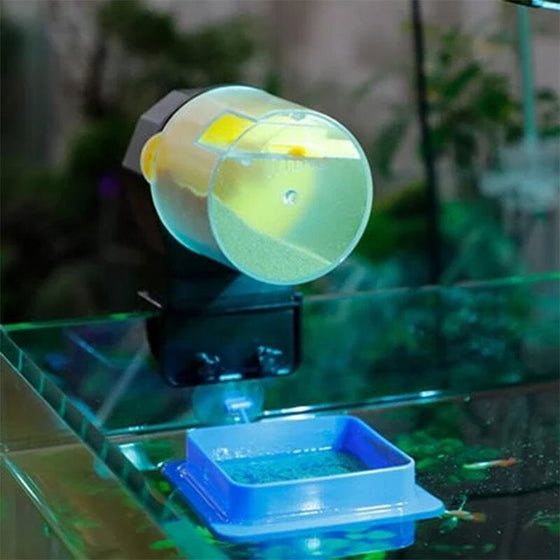 Fisktank timer matare för semester och helg