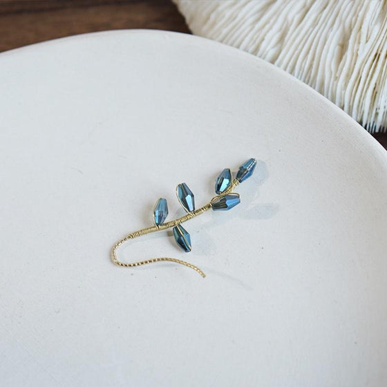 Glimma Löv Örhänge