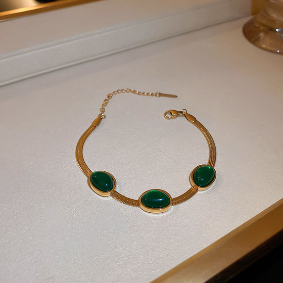 Emerald Halsband Armband