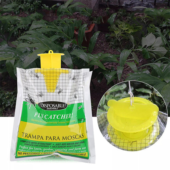 Engångsväska för flugfångande