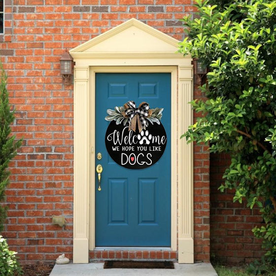 Välkommen träskylt | För hund- och kattägare