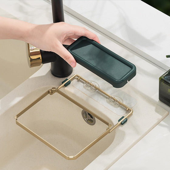 Hörnavloppssil för diskbänk