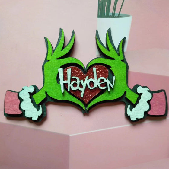 Personlig Grinchmas-julgranskula, julgranskulor