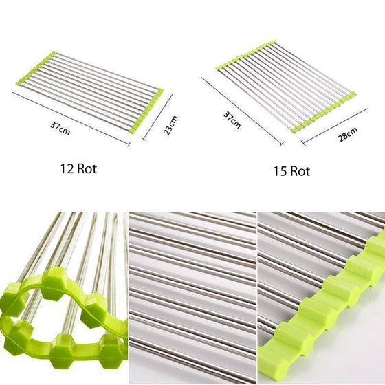 Diskställ | Rostfritt stål | Rullbar