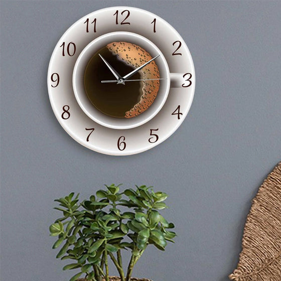 Kaffekopp Väggklocka
