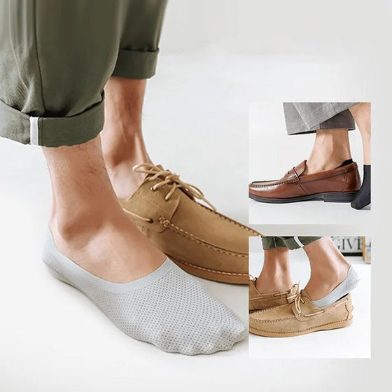 Andningsbar issilkesstrumpor