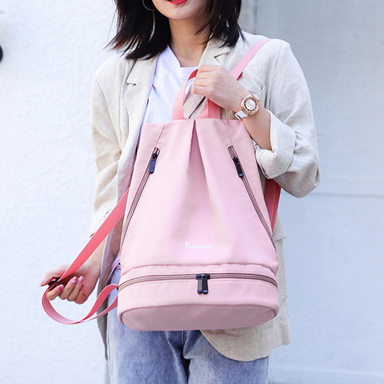 Damsimväska utrustning ryggsäck