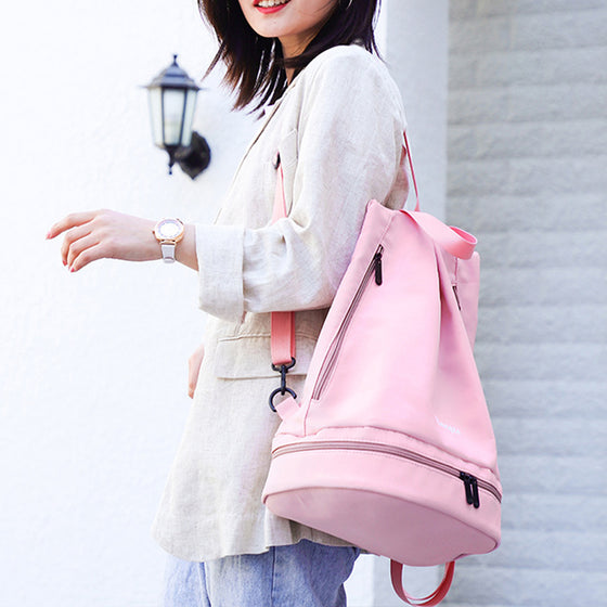 Damsimväska utrustning ryggsäck